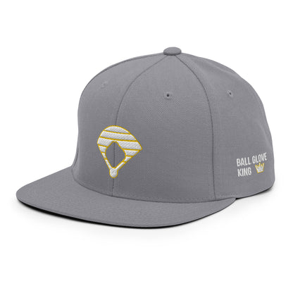 White/Gold Snapback